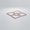 Ekena Millwork Medium Olivia Decorative Fretwork Wood Wall Panels, Red Oak, 15 3/8"W x 15 3/8"H x 3/8"T WALW16X16X0375OLVRO - alternate 3